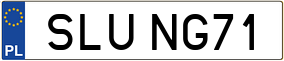 Truck License Plate